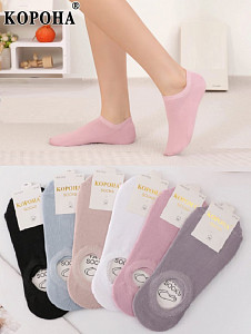 Женские короткие носки КОРОНА